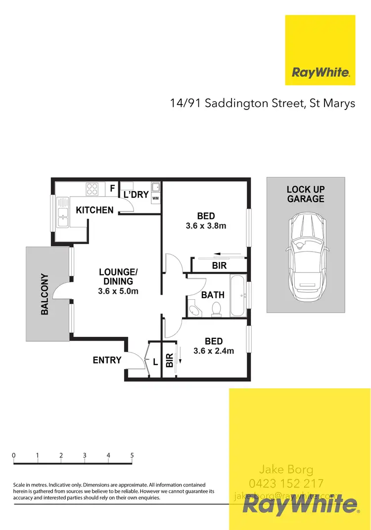 Floorplan of Homely apartment listing, 14/91-95 Saddington Street, St Marys NSW 2760