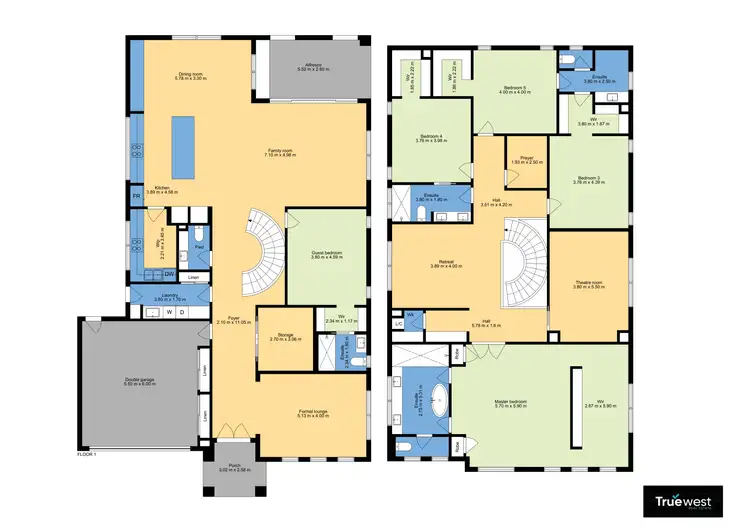 Floorplan of Homely house listing, 10 Rivington Road, Point Cook VIC 3030