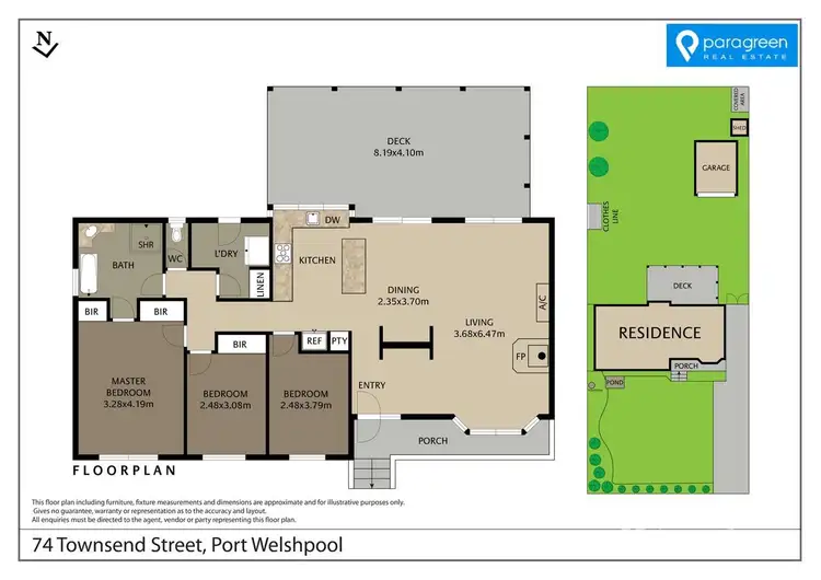 Floorplan of Homely house listing, 74 Townsend Street, Port Welshpool VIC 3965
