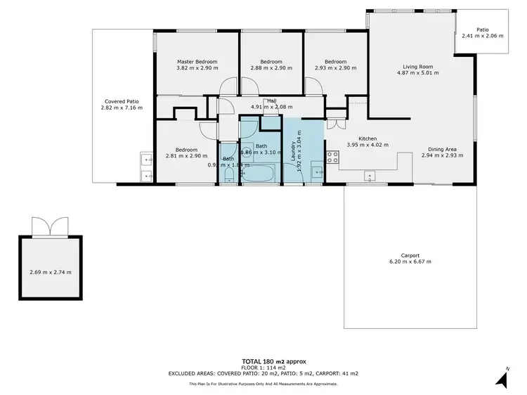 Floorplan of Homely house listing, 95 Alchera Drive, Mossman QLD 4873