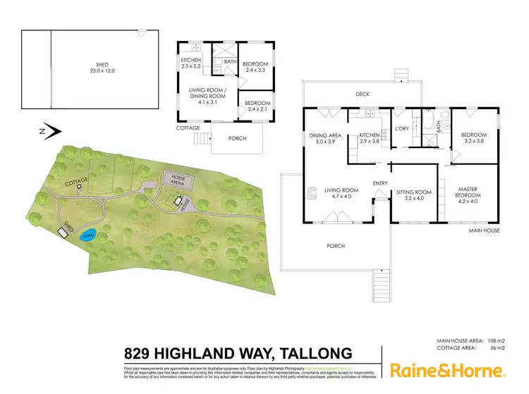Floorplan of Homely rural property listing, 829 Highland Way, Tallong NSW 2579