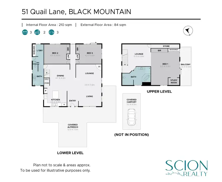 Floorplan of Homely house listing, 51 Quail Lane, Black Mountain QLD 4563