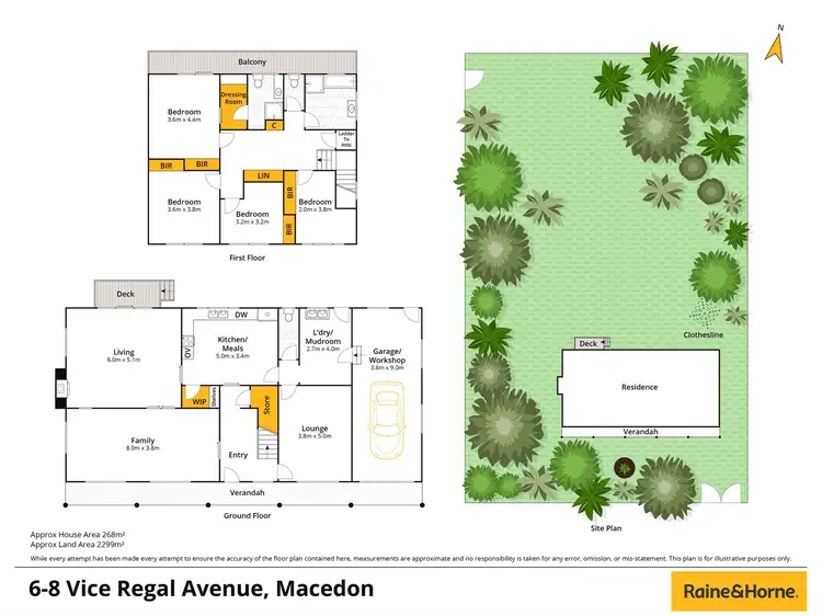 Floorplan of Homely house listing, 6-8 Vice Regal Avenue, Macedon VIC 3440