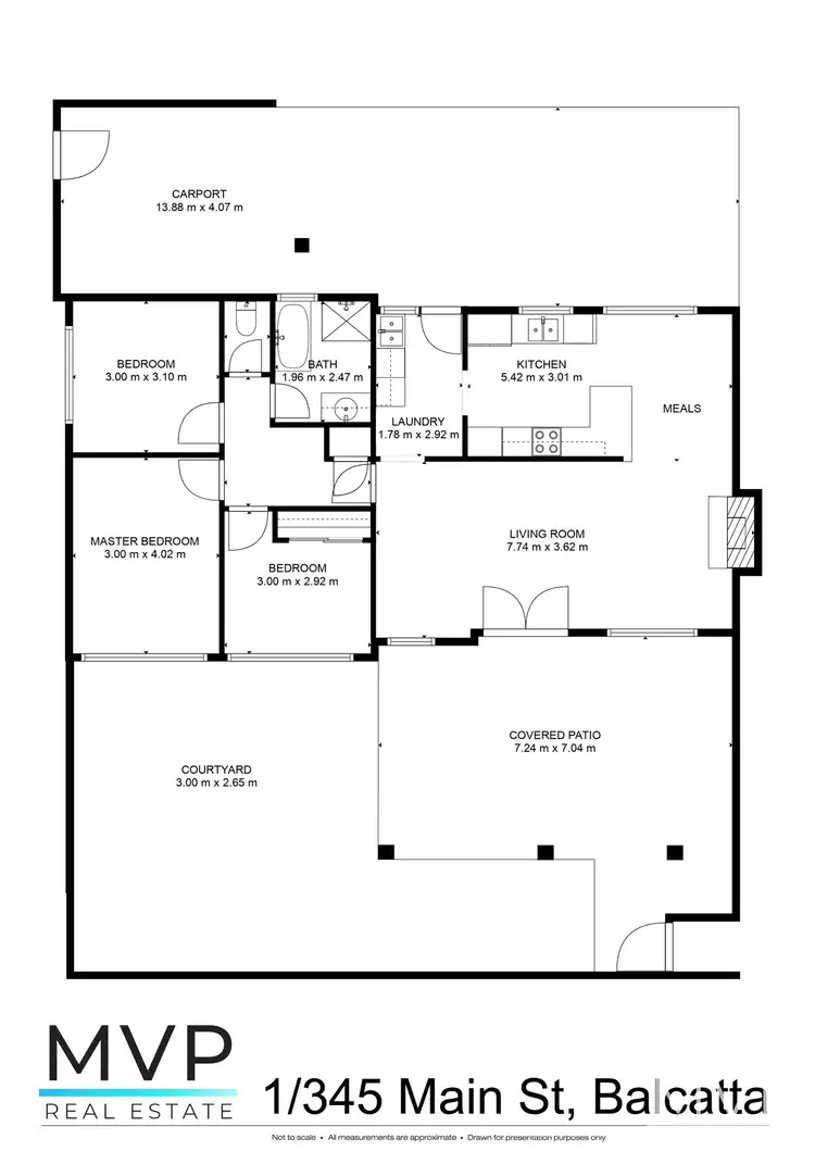 Floorplan of Homely house listing, 1/345 Main Street, Balcatta WA 6021