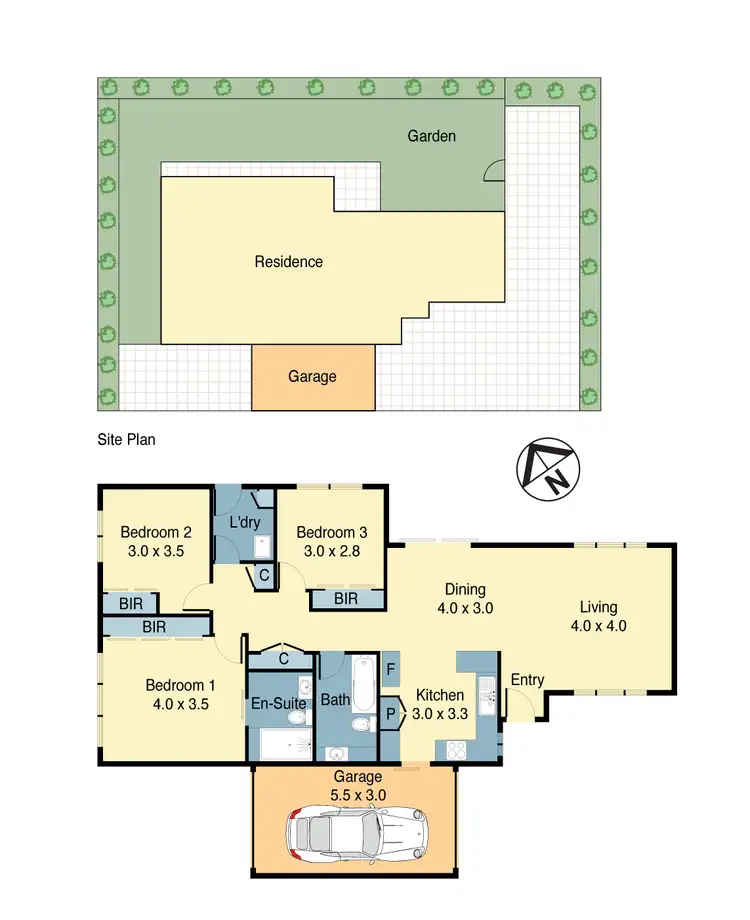 Floorplan of Homely villa listing, 3/134 Epping Road, North Ryde NSW 2113