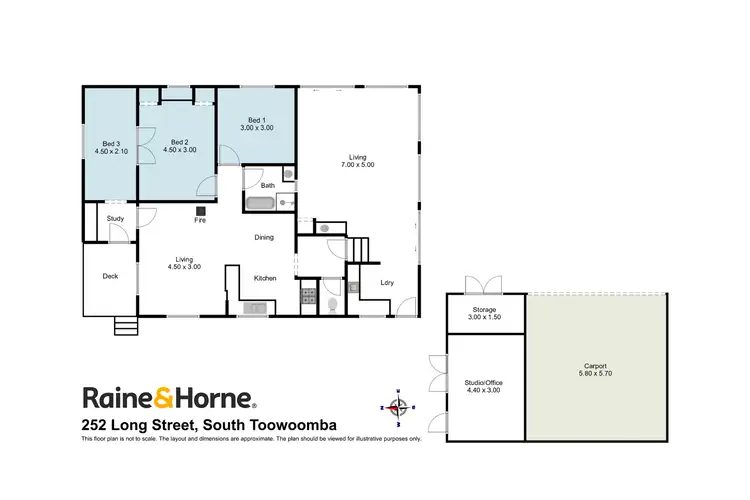 Floorplan of Homely house listing, 252 Long Street, South Toowoomba QLD 4350