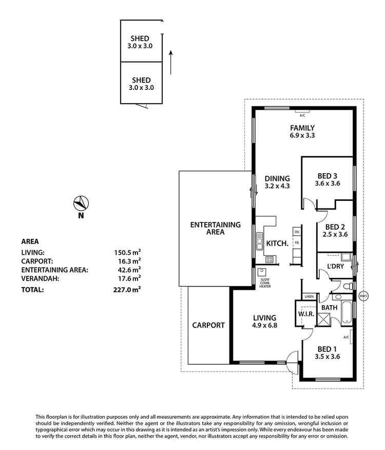 Floorplan of Homely house listing, 4 Legg Court, Littlehampton SA 5250