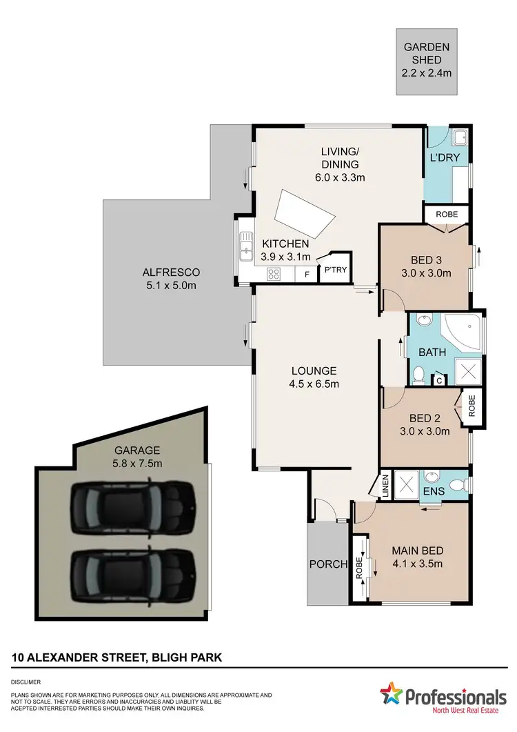 Floorplan of Homely house listing, 10 Alexander Street, Bligh Park NSW 2756