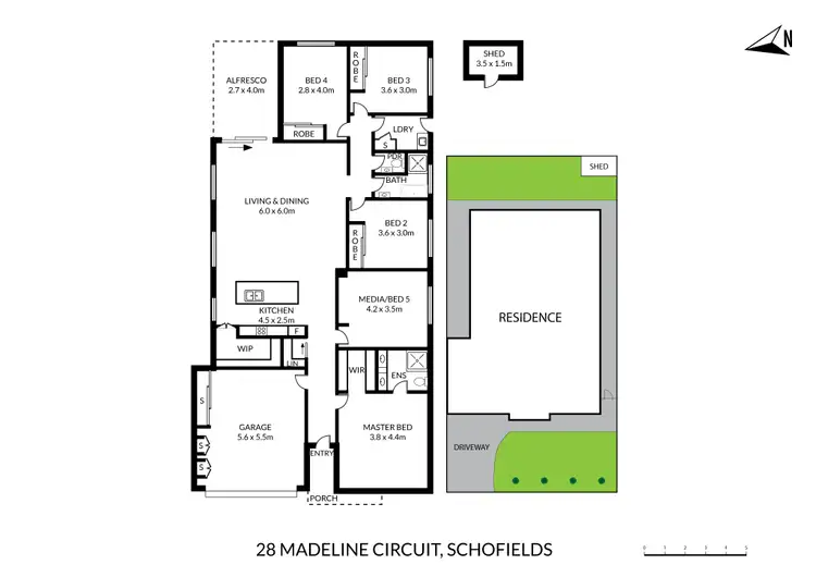 Floorplan of Homely house listing, 28 Madeline Circuit, Schofields NSW 2762
