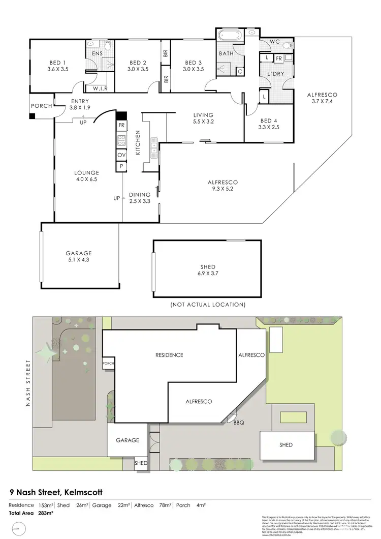 Floorplan of Homely house listing, 9 Nash Street, Kelmscott WA 6111