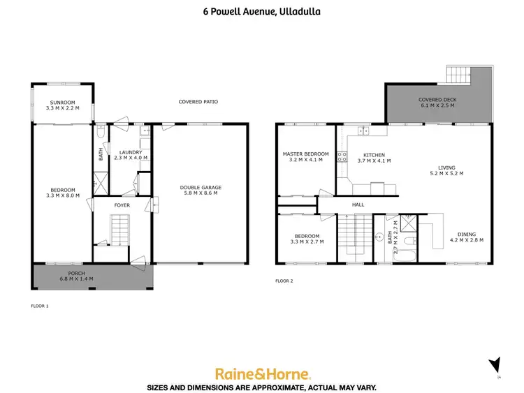 Floorplan of Homely house listing, 6 Powell Avenue, Ulladulla NSW 2539