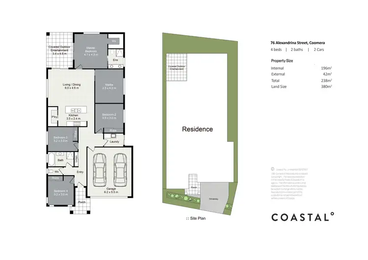 Floorplan of Homely house listing, 76 Alexandrina Street, Coomera QLD 4209