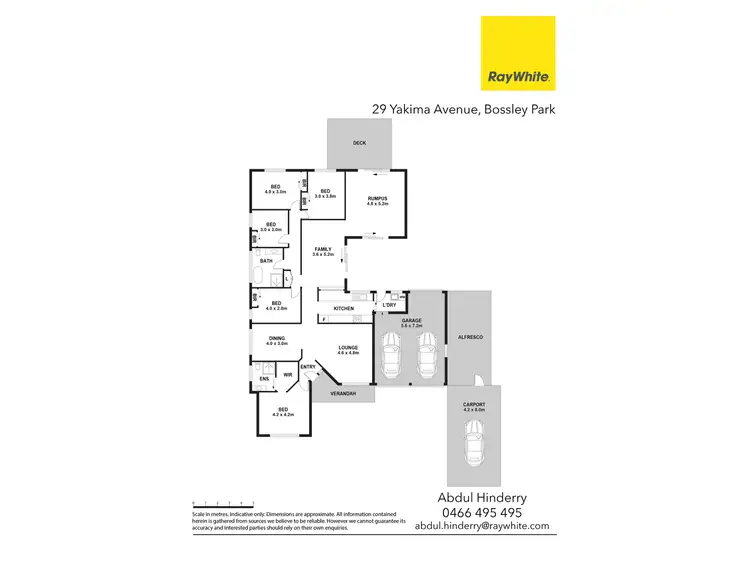 Floorplan of Homely house listing, 29 Yakima Avenue, Bossley Park NSW 2176
