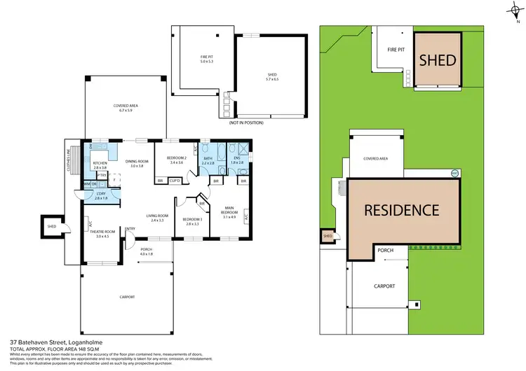 Floorplan of Homely house listing, 37 Batehaven Street, Loganholme QLD 4129