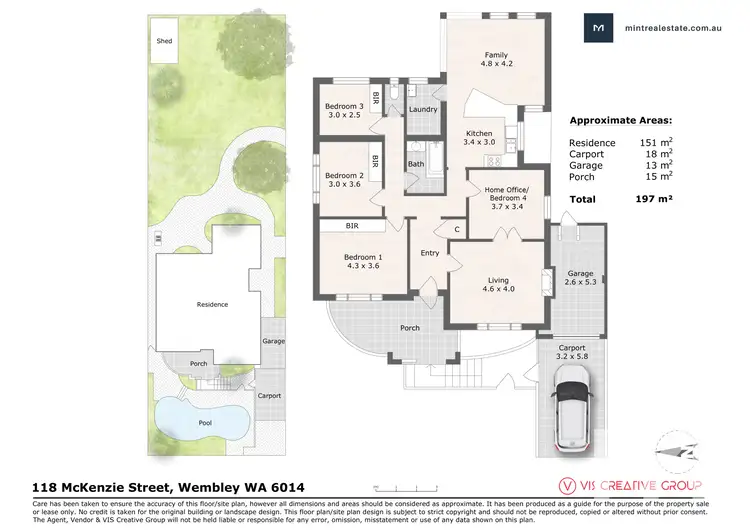 Floorplan of Homely house listing, 118 Mckenzie Street, Wembley WA 6014