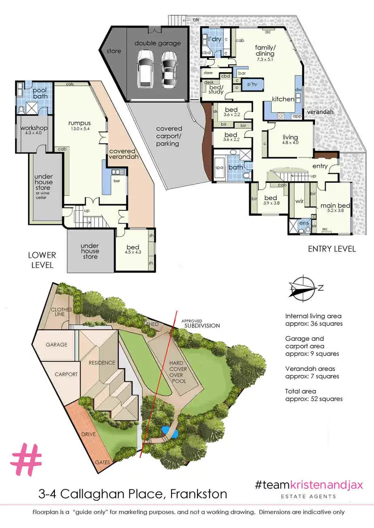 Floorplan of Homely house listing, 3-4 Callaghan Place, Frankston VIC 3199