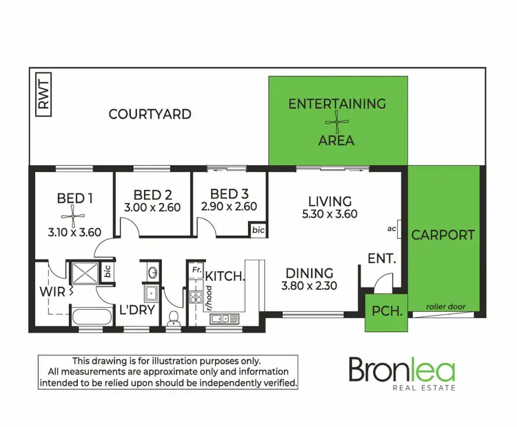 Floorplan of Homely unit listing, 3a Radstock Street, Morphettville SA 5043