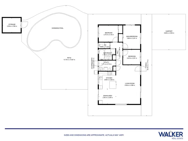 Floorplan of Homely house listing, 11 Alberta Drive, Woree QLD 4868