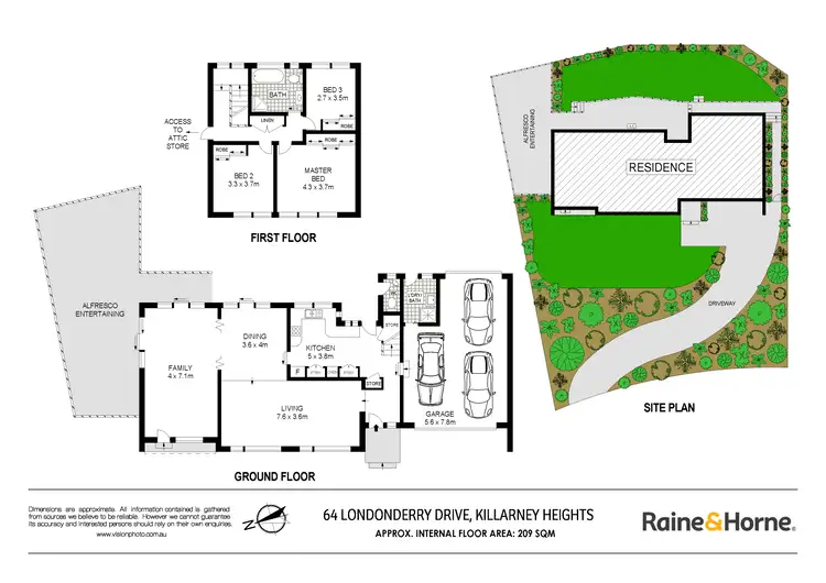 Floorplan of Homely house listing, 64 Londonderry Drive, Killarney Heights NSW 2087