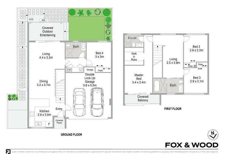 Floorplan of Homely townhouse listing, 5/30 Wollun Street, Como NSW 2226