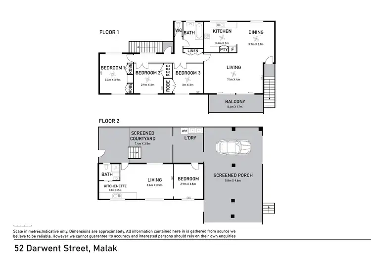 Floorplan of Homely house listing, 52 Darwent Street, Malak NT 812