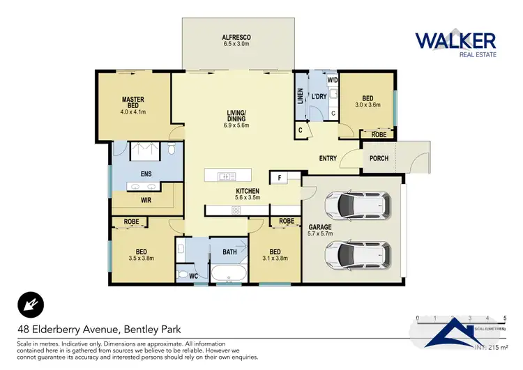 Floorplan of Homely house listing, 48 ELDERBERRY AVENUE, Bentley Park QLD 4869