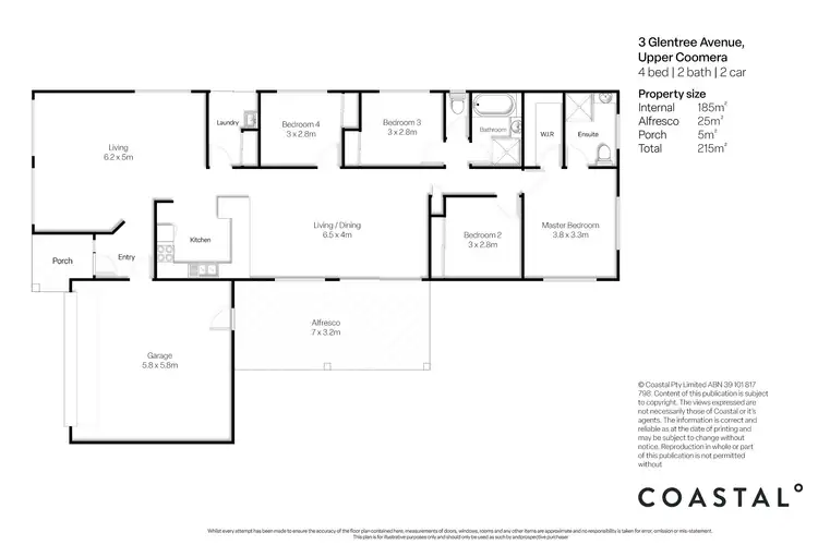 Floorplan of Homely house listing, 3 Glentree Avenue, Upper Coomera QLD 4209