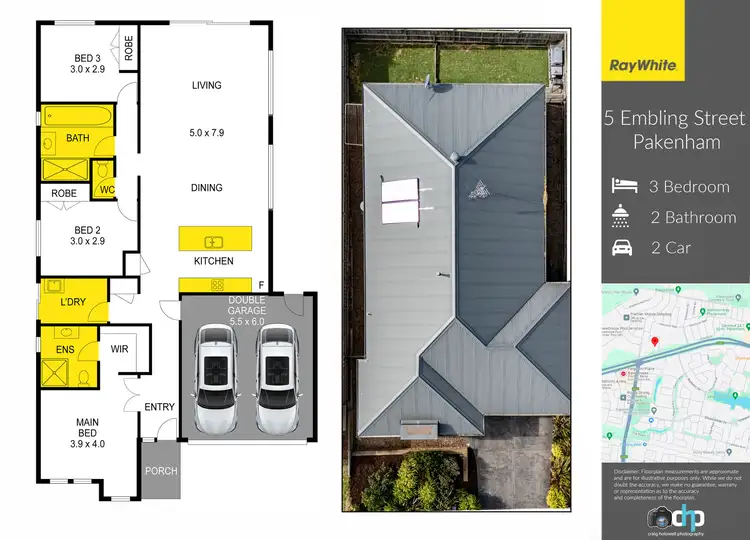 Floorplan of Homely house listing, 5 Embling Street, Pakenham VIC 3810