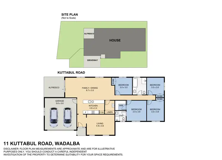 Floorplan of Homely house listing, 11 Kuttabul Road, Wadalba NSW 2259