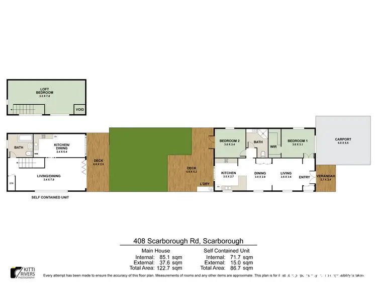 Floorplan of Homely house listing, 408 Scarborough Road, Scarborough QLD 4020