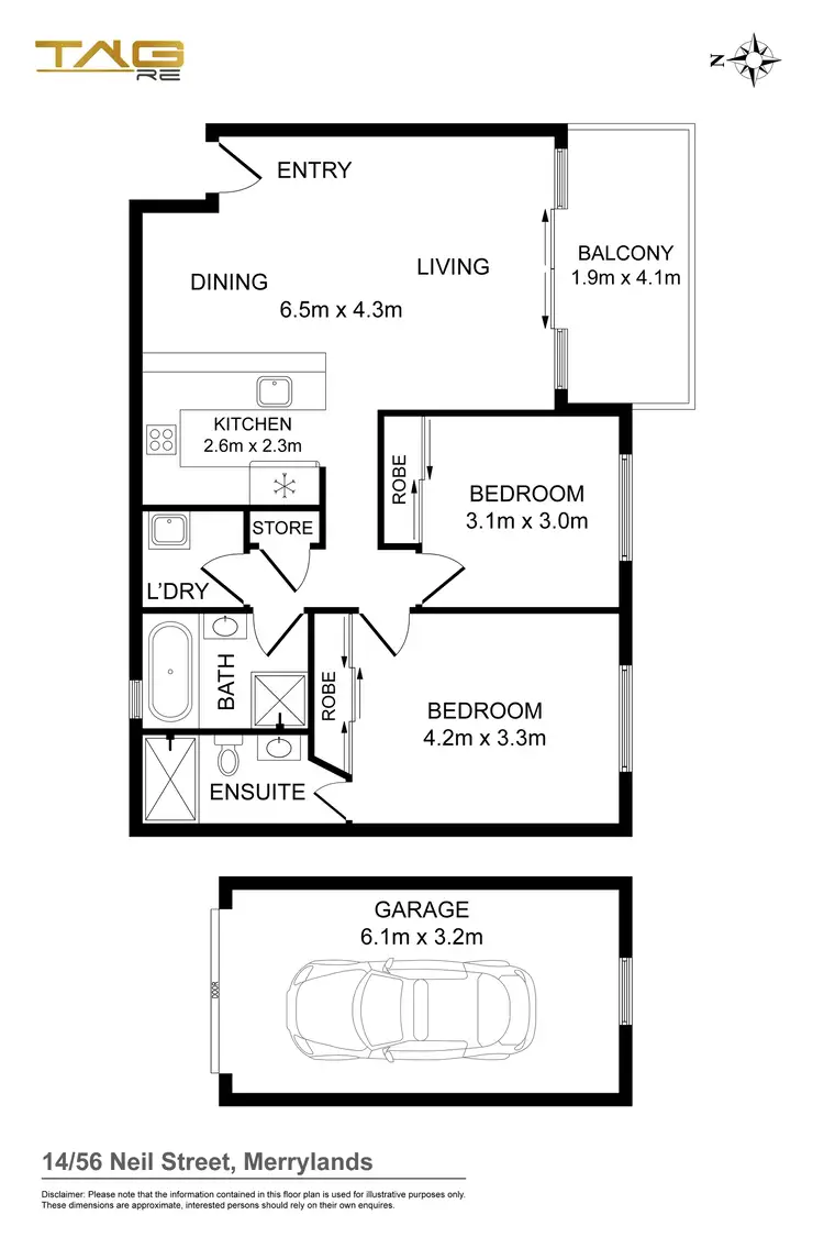 Floorplan of Homely apartment listing, 14/56-58 Neil Street, Merrylands NSW 2160
