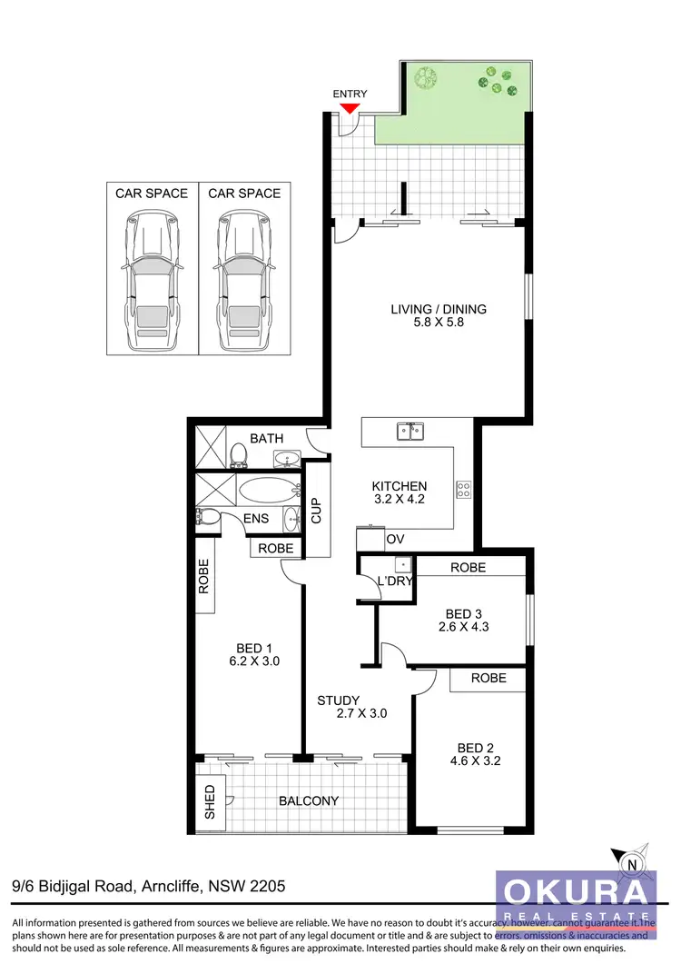 Floorplan of Homely apartment listing, 9/6 Bidjigal road, Arncliffe NSW 2205