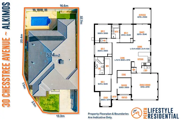 Floorplan of Homely house listing, 30 Chesstree Avenue, Alkimos WA 6038