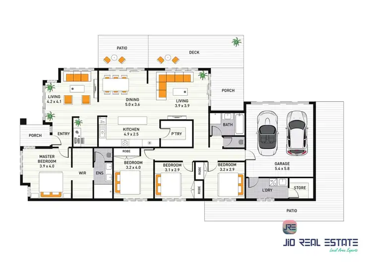 Floorplan of Homely house listing, 15 Kirkham Drive, Thornhill Park VIC 3335