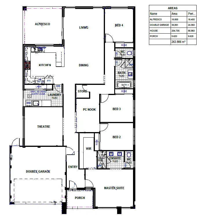 Floorplan of Homely house listing, 22 Manar Way, Byford WA 6122