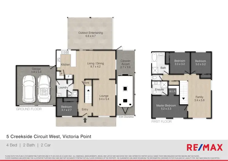 Floorplan of Homely house listing, 5 Creekside West Circuit, Victoria Point QLD 4165