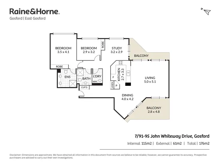 Floorplan of Homely apartment listing, 7/91-95 John Whiteway Drive, Gosford NSW 2250