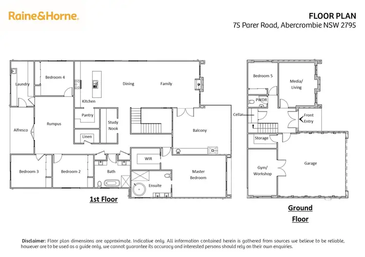 Floorplan of Homely house listing, 75 Parer Road, Abercrombie NSW 2795