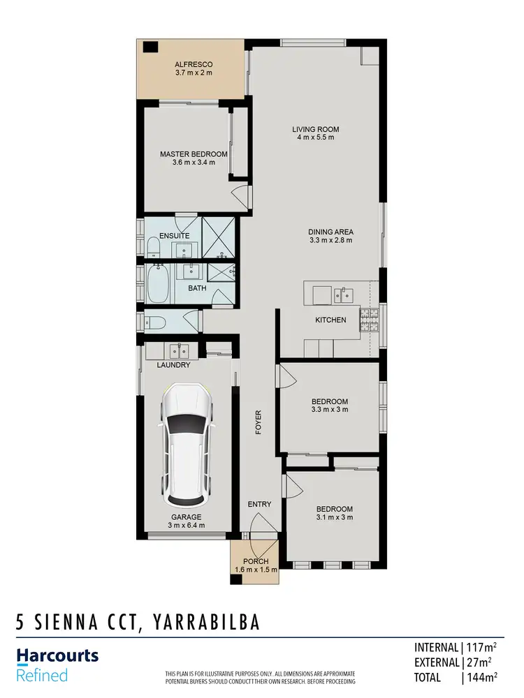 Floorplan of Homely house listing, 5 Sienna Circuit, Yarrabilba QLD 4207