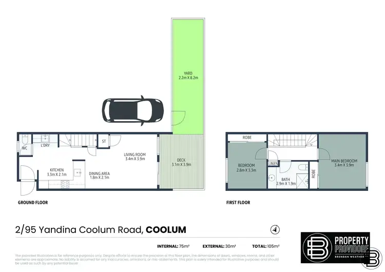 Floorplan of Homely unit listing, 2/95 Yandina Coolum Road, Coolum Beach QLD 4573