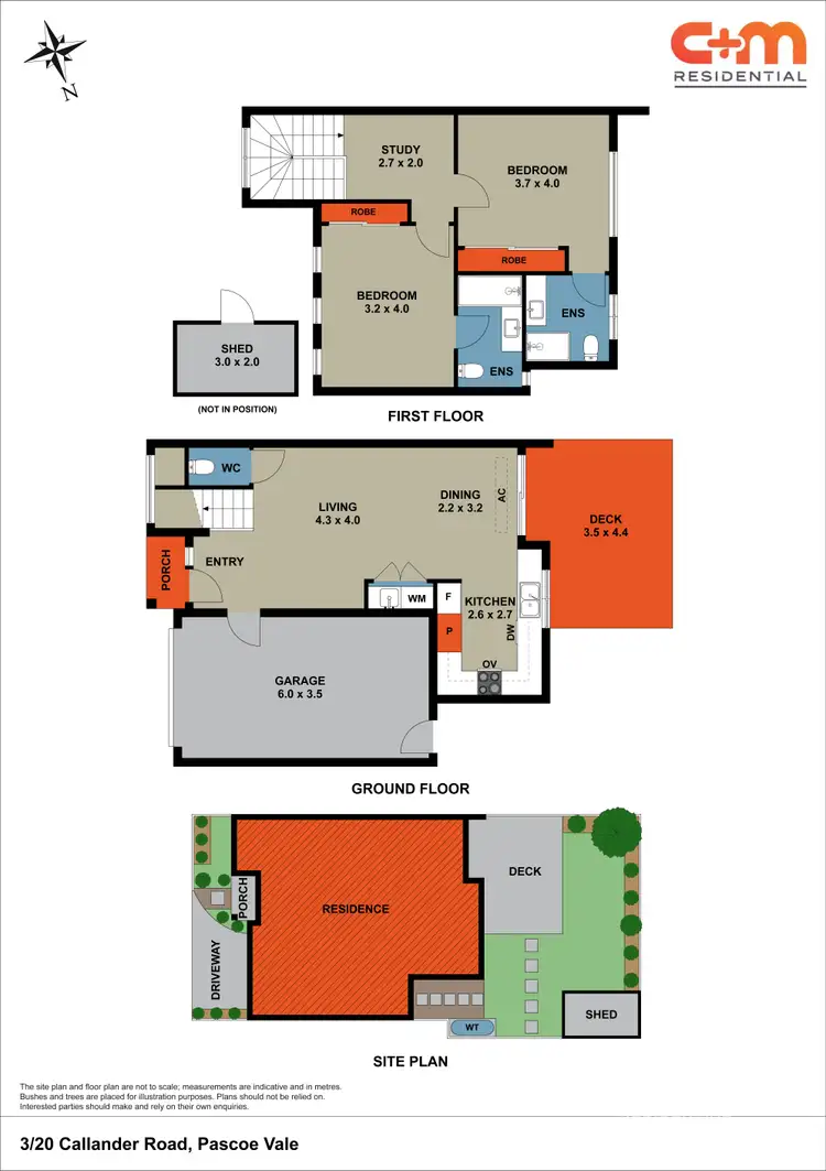 Floorplan of Homely townhouse listing, 3/20 Callander Road, Pascoe Vale VIC 3044