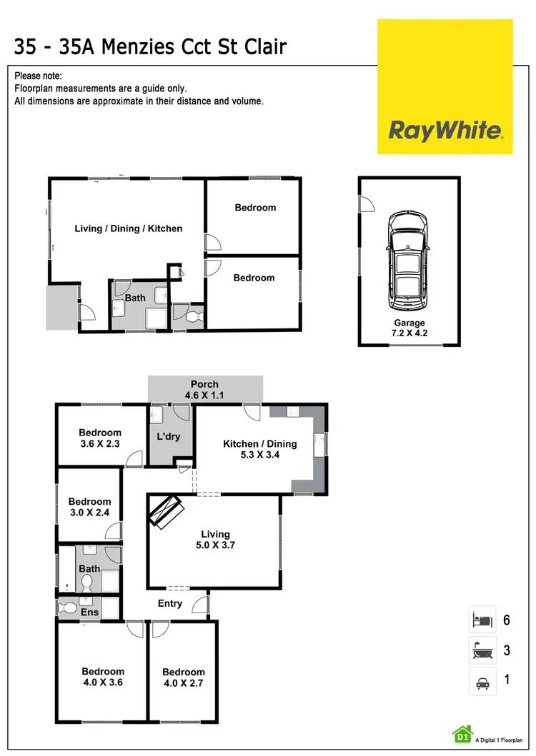 Floorplan of Homely house listing, 35 & 35a Menzies Circuit, St Clair NSW 2759