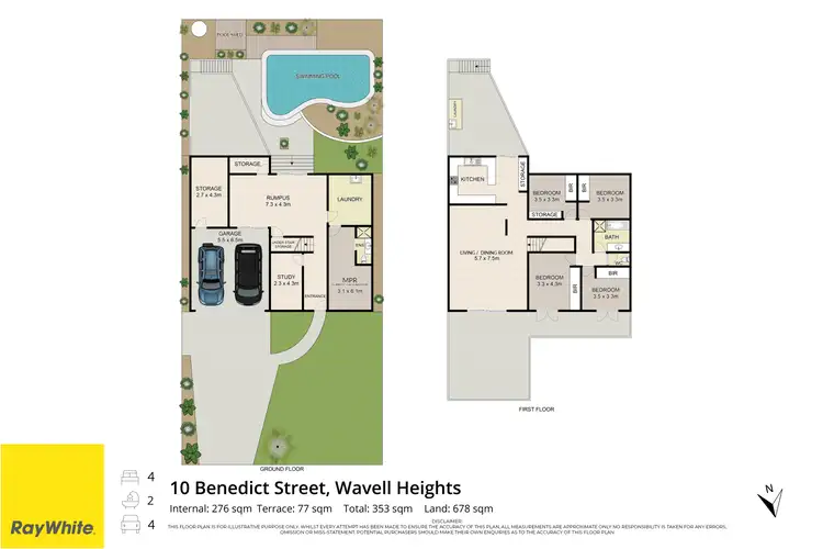Floorplan of Homely house listing, 10 Benedict Street, Wavell Heights QLD 4012
