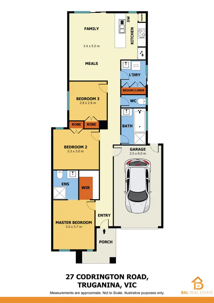 Floorplan of Homely house listing, 27 Codrington Road, Truganina VIC 3029
