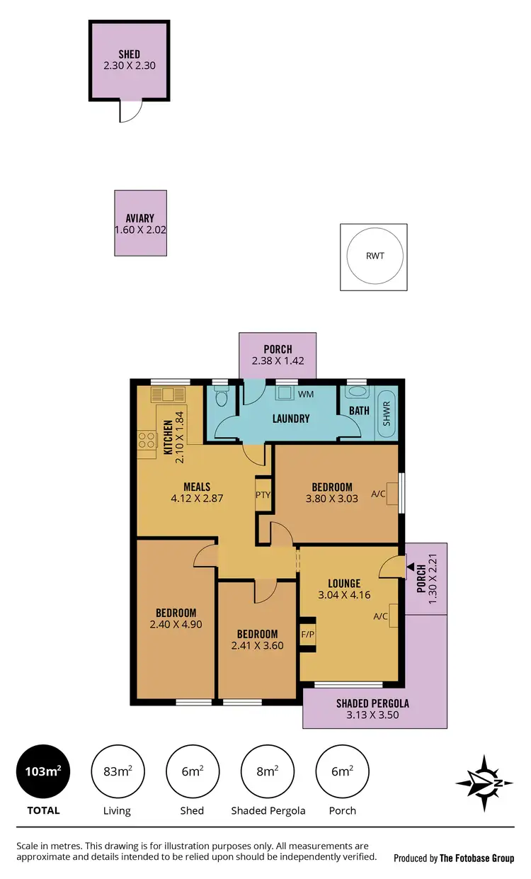 Floorplan of Homely house listing, 51 Knighton Road, Elizabeth North SA 5113
