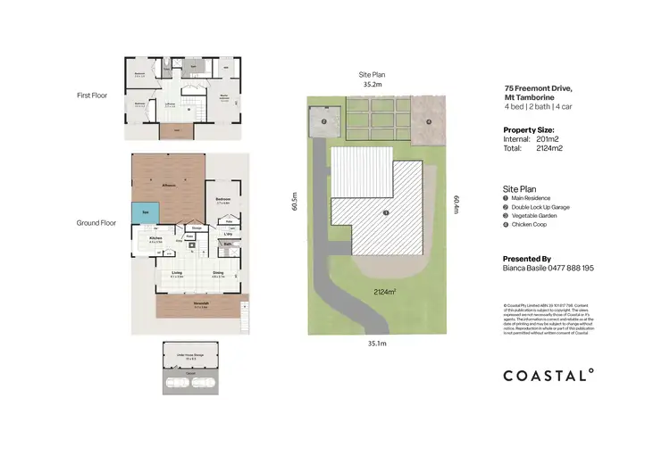 Floorplan of Homely house listing, 75 Freemont Drive, Tamborine Mountain QLD 4272
