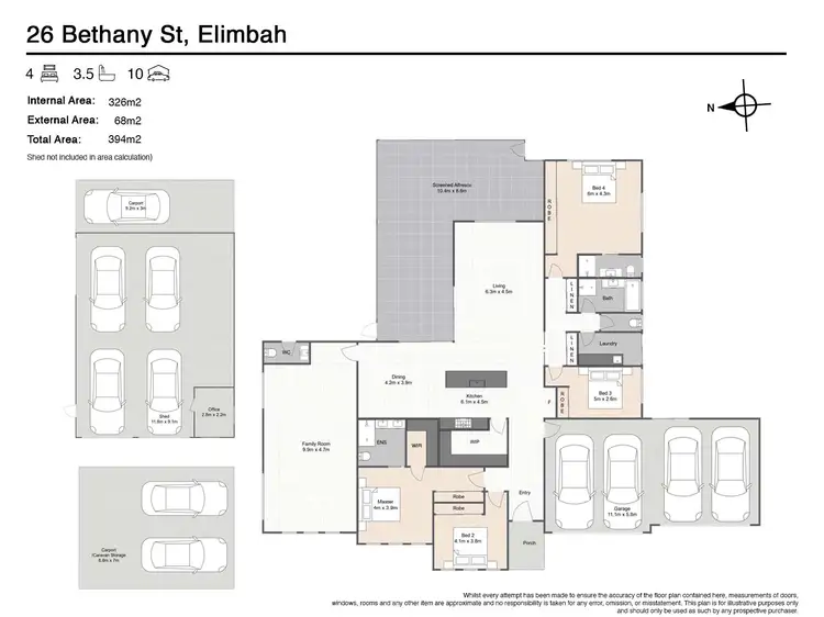 Floorplan of Homely house listing, 26 Bethany Street, Elimbah QLD 4516
