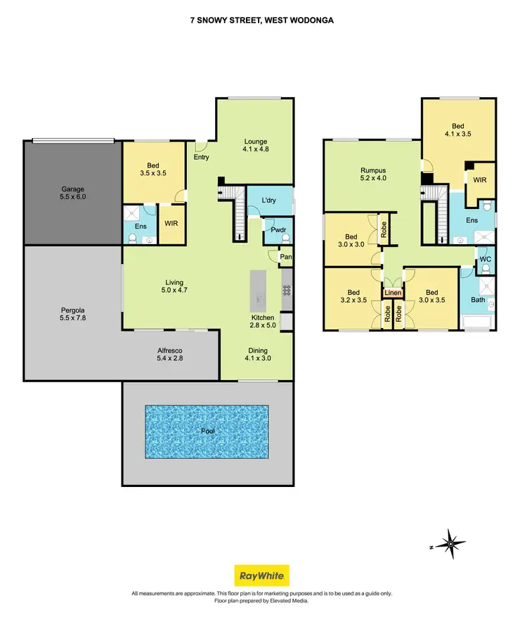 Floorplan of Homely house listing, 7 Snowy Street, West Wodonga VIC 3690