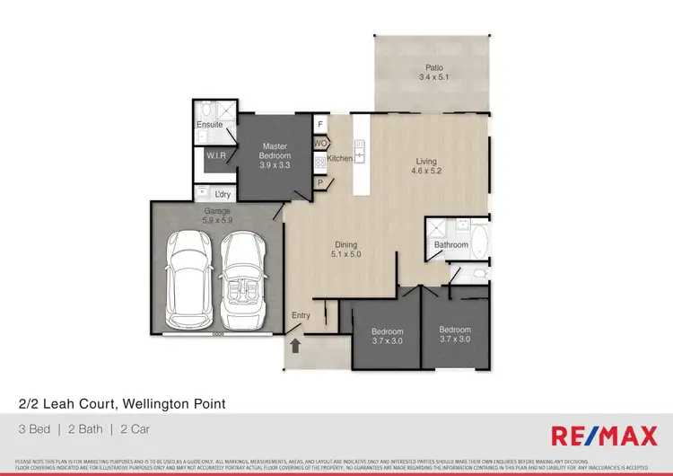 Floorplan of Homely house listing, 2/2 Leah Court, Wellington Point QLD 4160