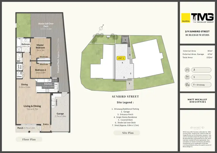 Floorplan of Homely villa listing, 2/9 Sunbird Street, Burleigh Waters QLD 4220